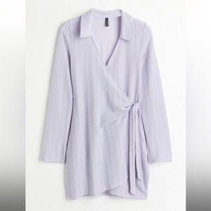 Purple sparkle wrap dress plus size 👗!